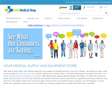 Tablet Screenshot of hmemedicalshop.com